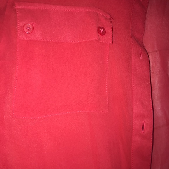 Rock & Republic Coral Chiffon Long Sleeve Blouse - Picture 7 of 8